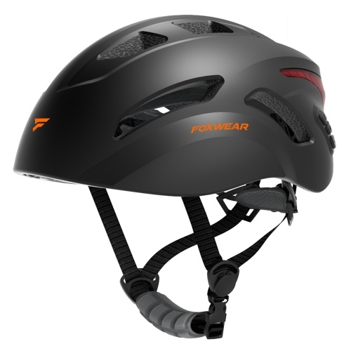 Умный велосипедный шлем FOXWEAR Беспроводные интерком-шлемы с дистанционным управлением Предупреждение о задних фонарях Ответ на вызовы/завершение звонков одним щелчком USB Type-C Быстрая зарядка
