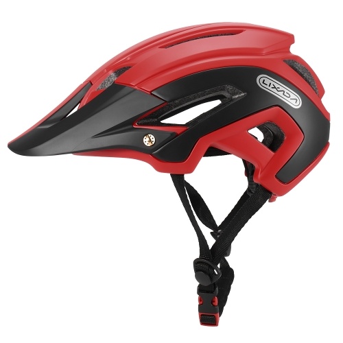 Легкий велосипедный защитный шлем Lixada с 16 вентиляционными отверстиями и съемным козырьком